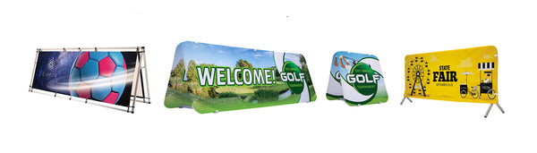 A-Frame Banners for outdoors - sideline signs