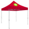 Deluxe Tent with 1 Imprint on Cherry Canopy #Color_Cherry 1795