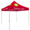 Deluxe Tent with 4 Imprints on Cherry Canopy