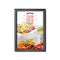 Black 11 by 17 poster holder with snap frame PF-M25B-11-17