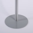 Aluminum pole and steel base plate of Sign Stand