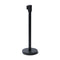 Stanchion post with belt in Black
